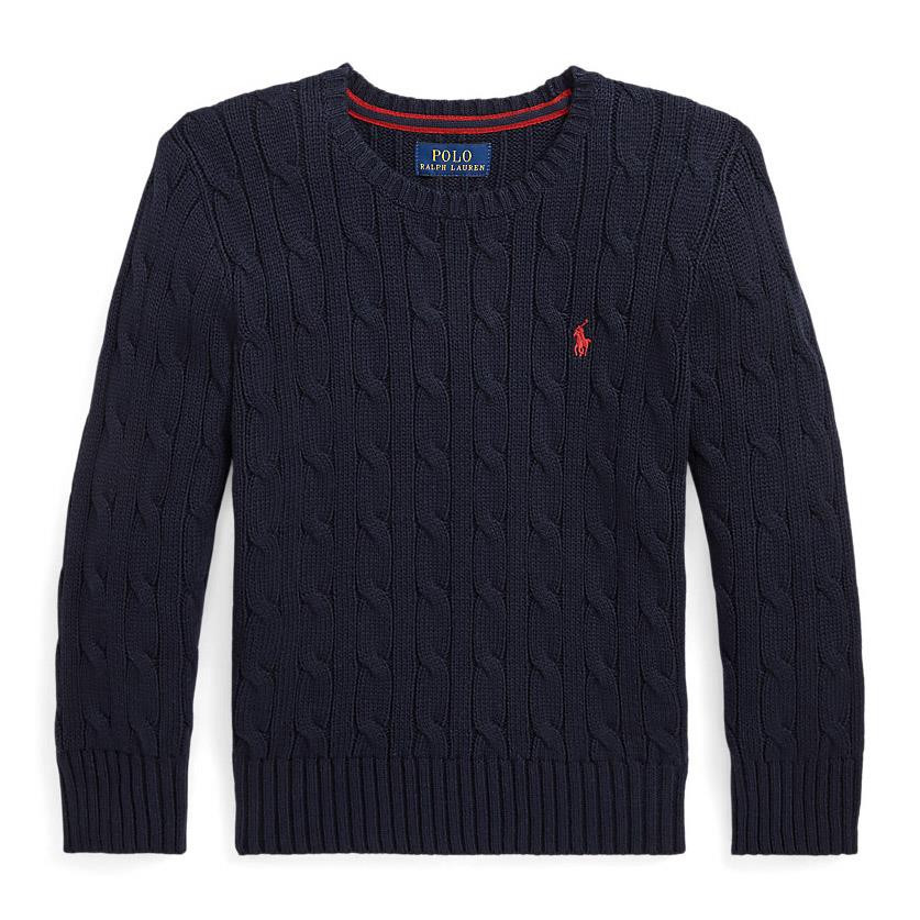 Polo Ralph Lauren Cable-Knit Cotton Sweater 2-7